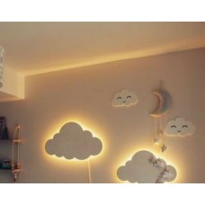 Lampu Dinding Motif Awan